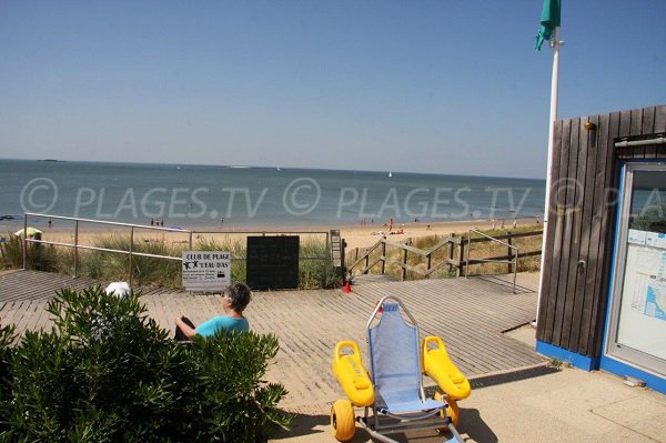 Tiralo sulla spiaggia Bonne Anse a Pornichet - Francia