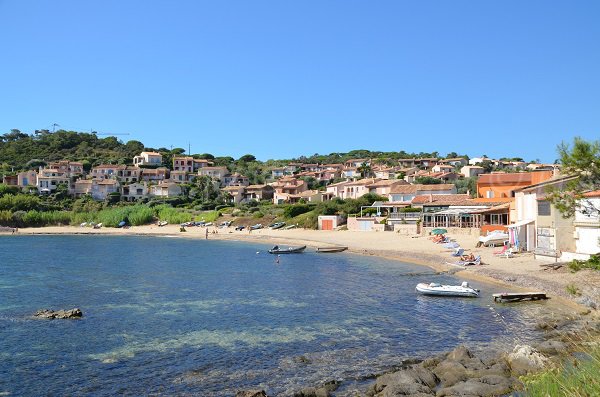 Bonne Terrasse beach in Ramatuelle - France