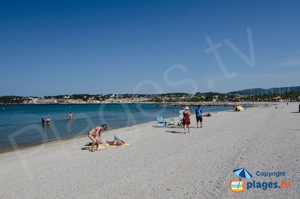 Bonnegrace beach in summer - Six-Fours