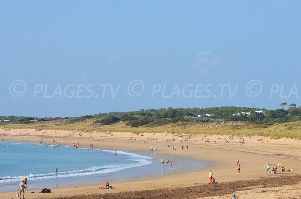 Photo de la plage des Bonnes à Oléron (St Georges)