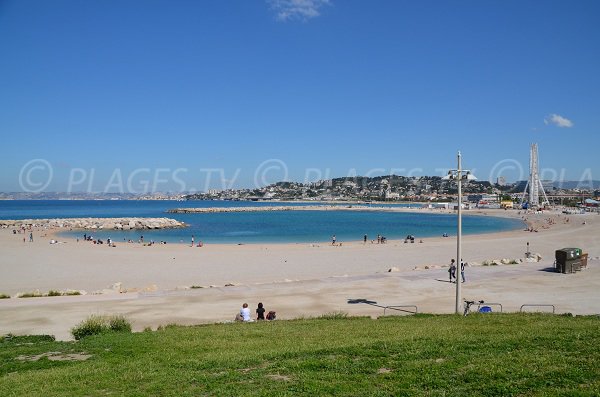 Plage du Prado à Marseille