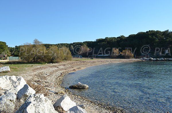 Strand von Bonnieu in Martigues