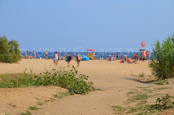 Plage dans le quartier de Bonporteau - Cavalaire sur Mer