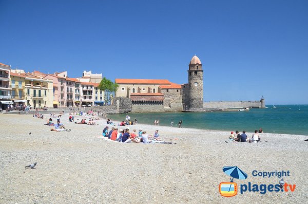 Photo of Boramar beach in Collioure in France