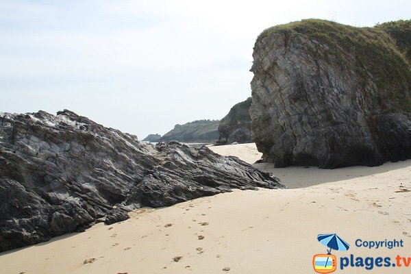 Unique rocks in Belle Ile en Mer