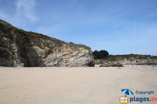 Photo de la plage de Bordardoué à Belle Ile en Mer