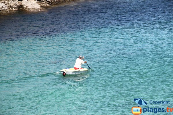 Tenders on the Bordery beach - Sauzon