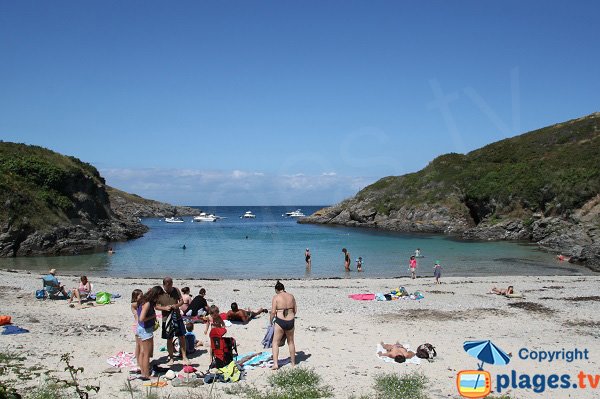 Bordery beach in Belle Ile en Mer - Sauzon