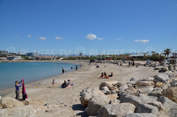 Borely beach in Marseille in France