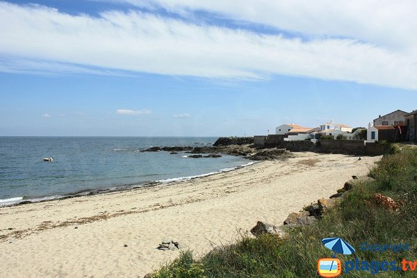 Photo de la plage de la Borgne sur l'ile d'Yeu