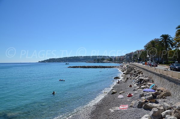 Plage de Menton proche de Roquebrune Cap Martin