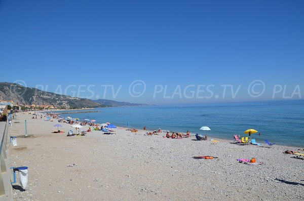 Foto spiaggia di Borrigo a Mentone