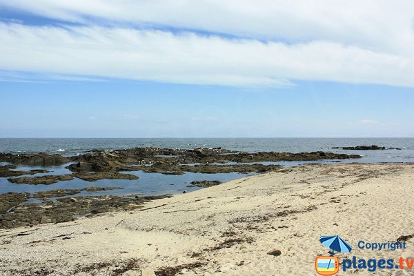 Bossilles beach - Ile d'Yeu in France