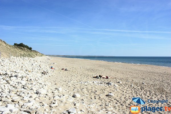 Plage du Bouil à Longeville sur Mer