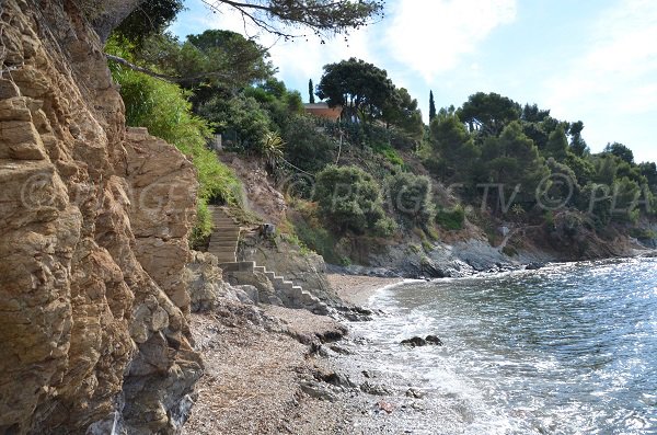 Foto vom Strand von Bouillabaisse in La Croix Valmer