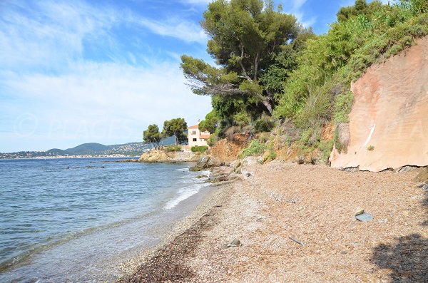 Strand von Bouillabaisse in La Croix Valmer in Var