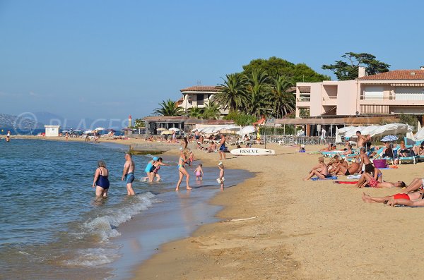 Private beach of Bouillabaisse - St Tropez - France