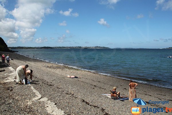 Environnement de la plage de boulgueff à Paimpol