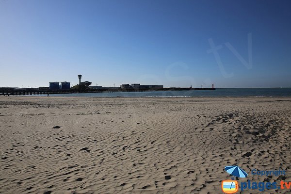 Partie ouest de la plage de Boulogne