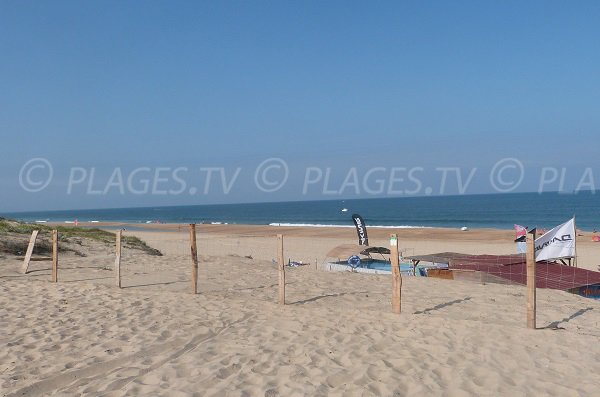 Plage des Bourdaines à Seignosse dans les Landes