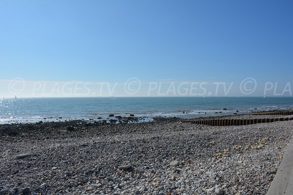 Pebbles beach in  Sainte Adresse - Bout du Monde