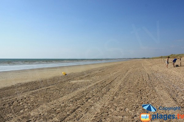 Braie beach in Notre Dame de Monts in France