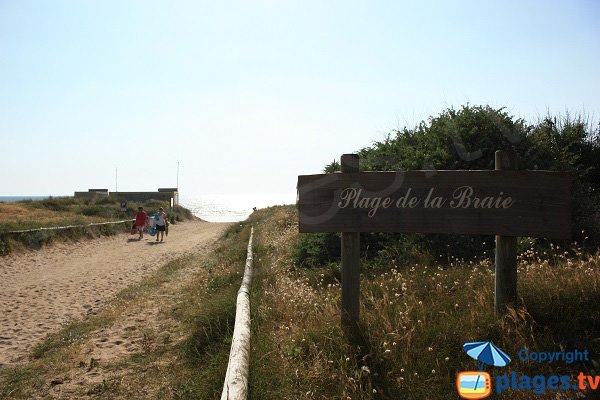 Accesso alla spiaggia di Braie - Notre Dame de Monts