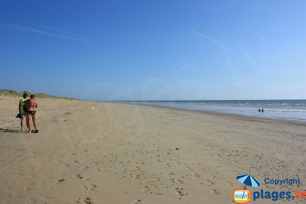 Foto della spiaggia di La Braie a Notre Dame de Monts - Francia