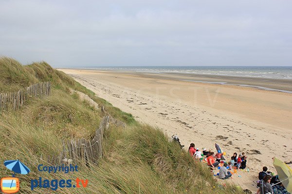 Plage de la Brèche à Audouville la Hubert - Utah Beach