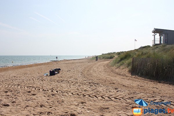 Graye beach in the area of Courseulles-sur-Mer