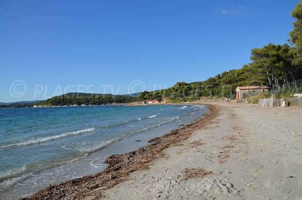 Photo de la plage de Brégançon à Bormes les Mimosas