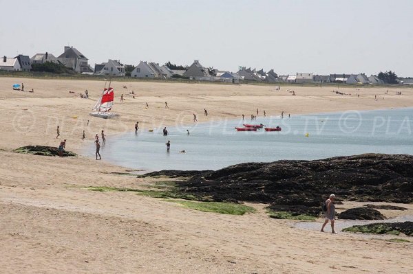 Beach near the port of La Turballe - France