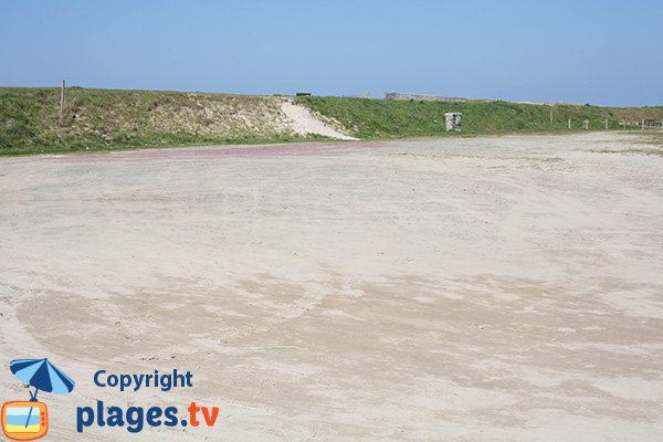 Parking de la plage de Bretteville-sur-Ay