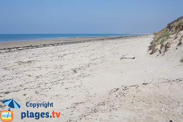 Photo de la plage de Bretteville-sur-Ay dans la Manche