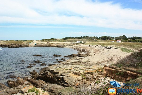 Photo de la plage des Broches sur l'ile d'Yeu