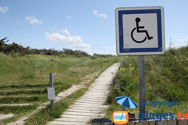 Accès à la plage de Brouennou - Landéda