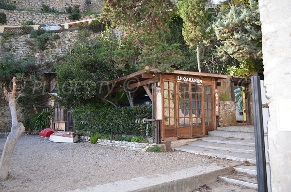 Restaurant sur la plage du Buse à Roquebrune