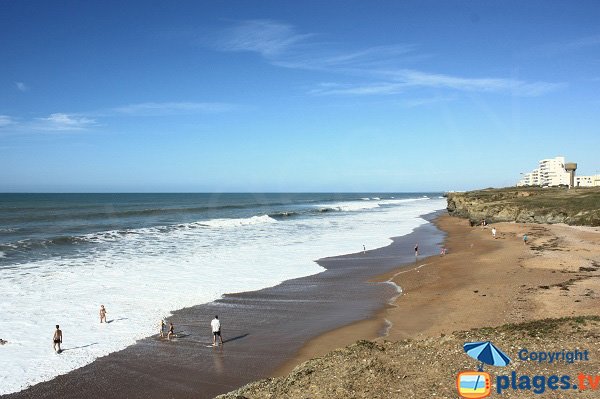 Bussoleries beach in Saint Hilaire de Riez