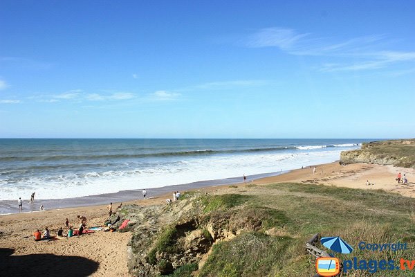 Sand cove in Saint Hilaire de Riez - Bussoleries