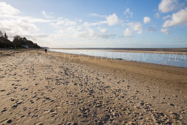 Photo of the Butin beach in Honfleur in France