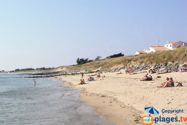 Photo de la plage de la Cabane à Noirmoutier - L'Epine