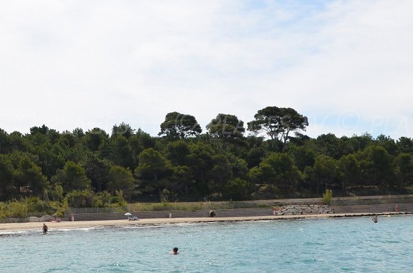 Plage de Bormes les Mimosas facilement accessible