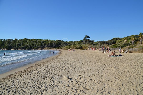 Foto della spiaggia di Cabasson a Bormes les Mimosas - Francia