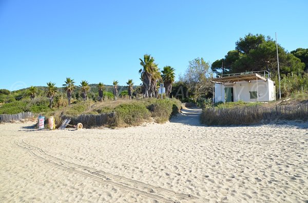 First aid station on the Cabasson beach - Bormes les Mimosas