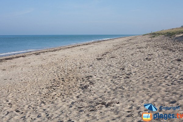 South beach in Gouville sur Mer