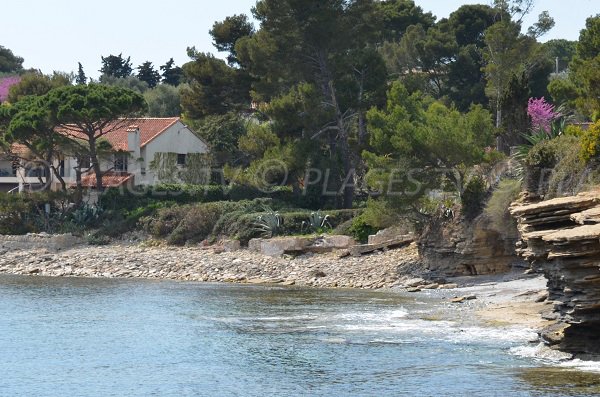 Cap Saint Louis beach in Saint Cyr sur Mer