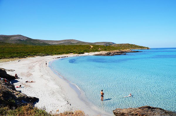 Beach on the coastal path of Macinaggio - Cala Genovese