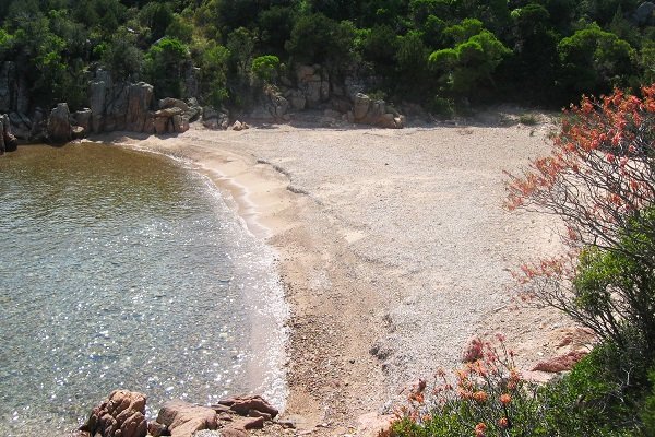 Marescu beach in Bonifacio in Corsica