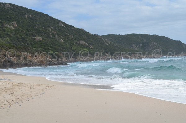 Capo Nero avec sa plage de sable - Corse