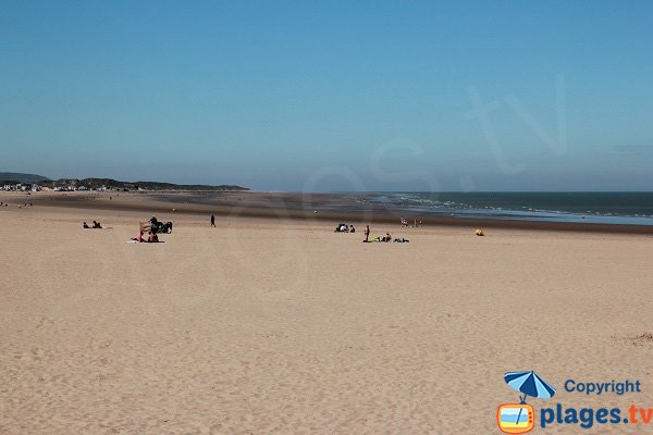 Spiaggia di Calais - nord della Francia